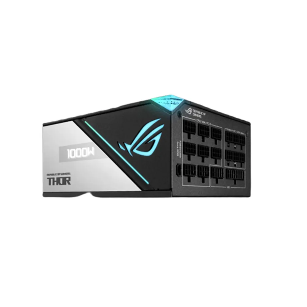 ASUS ROG-THOR-1000P2-GAMING Alimentatore 1000W 80 PLUS Platinum ATX Nero, Argento