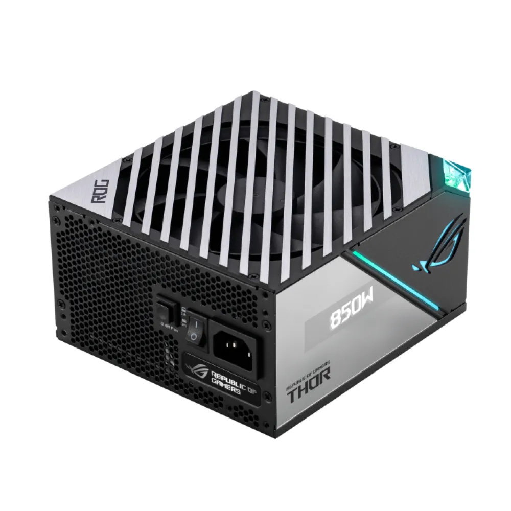 ASUS ROG THOR 850W Platinum II Alimentatore ATX Nero, Blu, Grigio