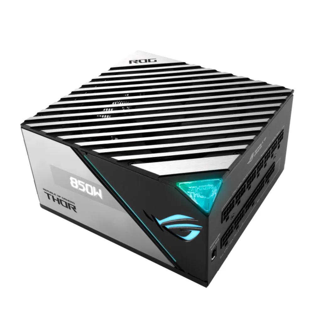 ASUS ROG THOR 850W Platinum II Alimentatore ATX Nero, Blu, Grigio