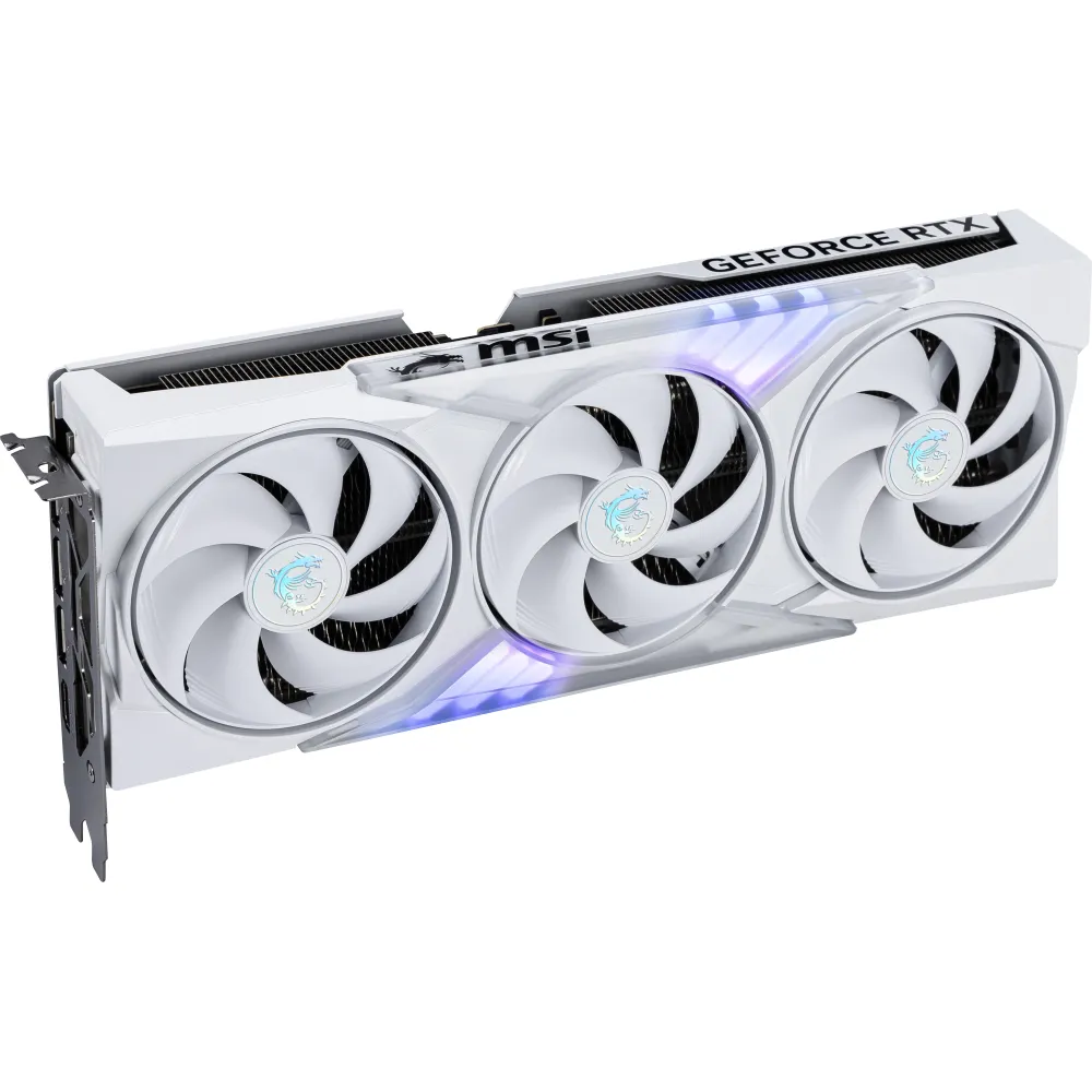 MSI GAMING GeForce RTX 5060 TI 16G TRIO OC WHITE NVIDIA 16 GB GDDR7, 7680 x 4320 Pixel 128 bit 28 Gbit/s PCI Express x16 5.0, Quantità porte HDMI: 1, DisplayPorts: 3, Bianca