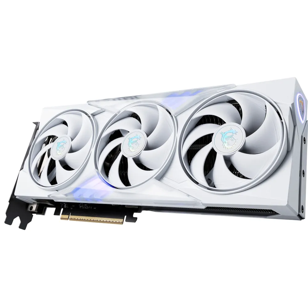 MSI GAMING GeForce RTX 5060 TI 16G TRIO OC WHITE NVIDIA 16 GB GDDR7, 7680 x 4320 Pixel 128 bit 28 Gbit/s PCI Express x16 5.0, Quantità porte HDMI: 1, DisplayPorts: 3, Bianca