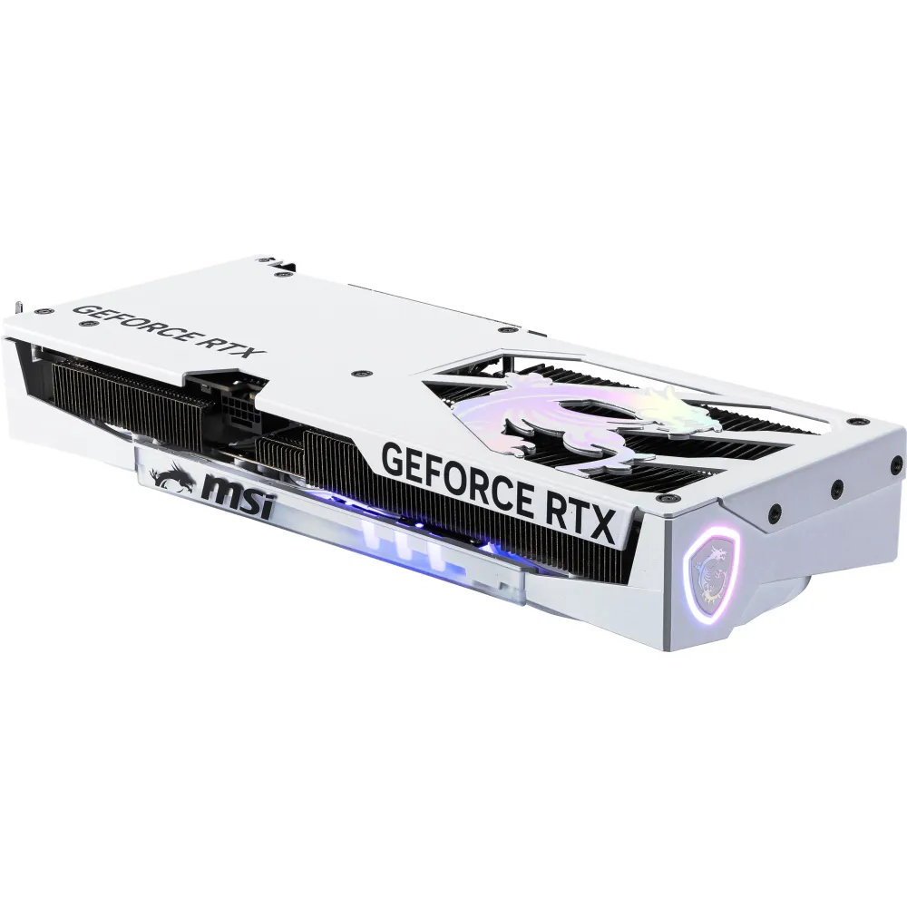 MSI GAMING GeForce RTX 5060 TI 16G TRIO OC WHITE NVIDIA 16 GB GDDR7, 7680 x 4320 Pixel 128 bit 28 Gbit/s PCI Express x16 5.0, Quantità porte HDMI: 1, DisplayPorts: 3, Bianca