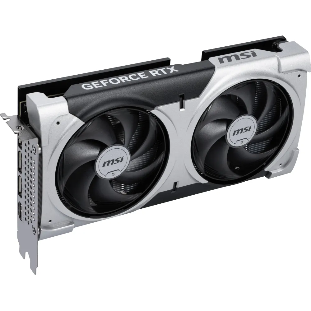 MSI VENTUS GeForce RTX 5060 TI 16G 2X OC PLUS NVIDIA 16 GB GDDR7, 7680 x 4320 Pixel 128 bit 28 Gbit/s PCI Express x16 5.0, Quantità porte HDMI: 1 Quantità DisplayPorts: 3