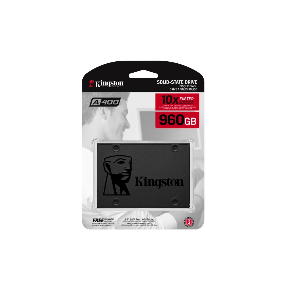 Kingston A400 SSD 960GB SataIII 2.5" 500/450 MB/s