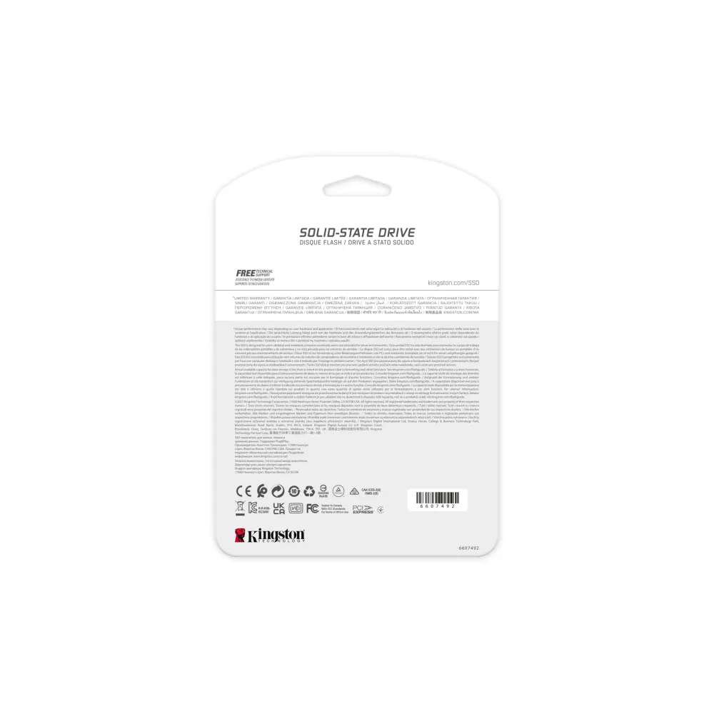 Kingston Fury Renegade SSD 1TB M.2 NVMe PCIe 4.0 7300/3900 MB/s