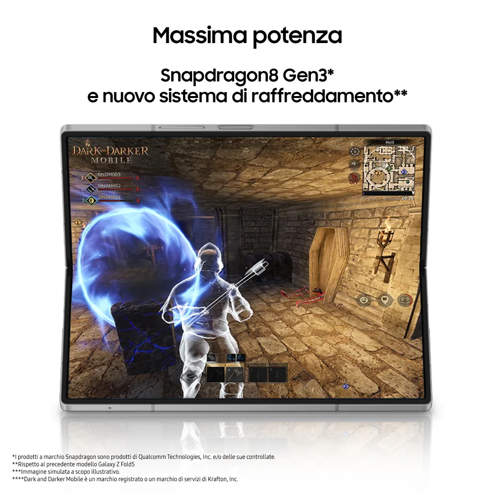Samsung Galaxy Z Fold6 Smartphone AI, 512GB, RAM 12GB, Display 6,3"/7,6" Dynamic AMOLED 2X, Navy