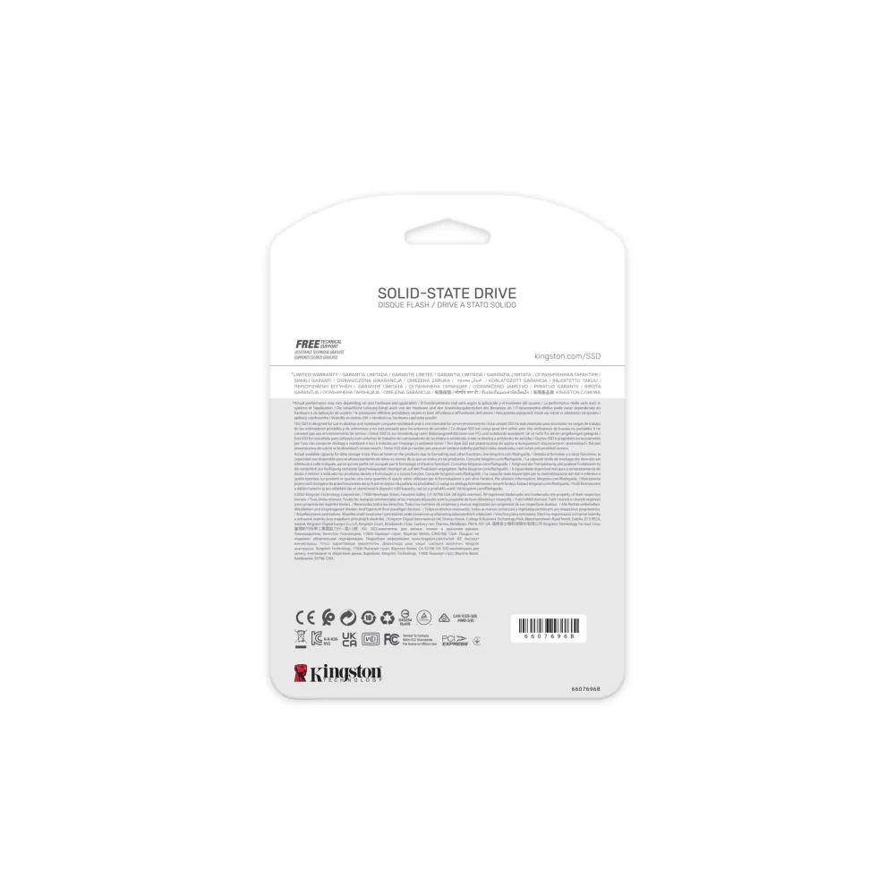 Kingston NV2 SSD 4TB M.2 NVMe PCIe 4.0 3500/2100 MB/s