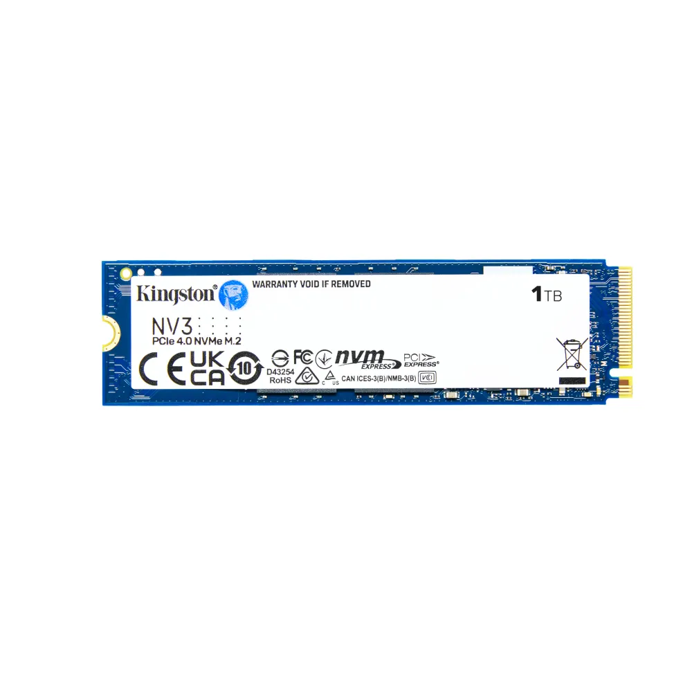 Kingston NV3 SSD 1TB M.2 NVMe PCIe 4.0 6000/4000 MB/s