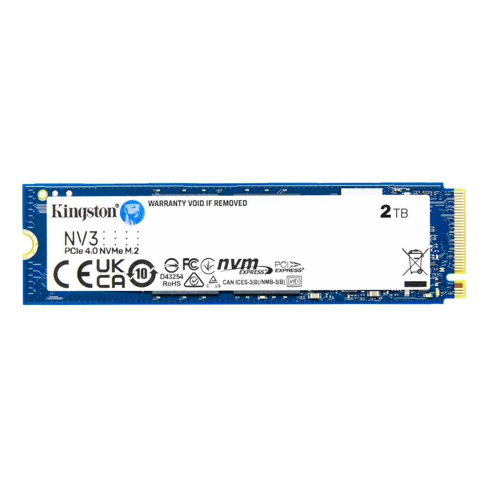 Kingston NV3 SSD 2TB M.2 NVMe PCIe 4.0 6000/4000 MB/s