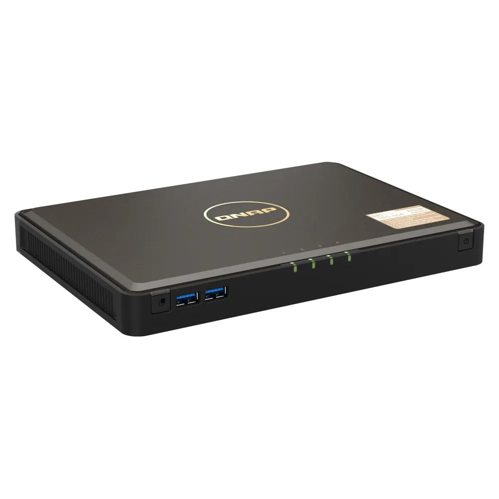 QNAP TBS-464 NAS Desktop Intel® Celeron® N5105 8 GB DDR4 QNAP Turbo System Nero