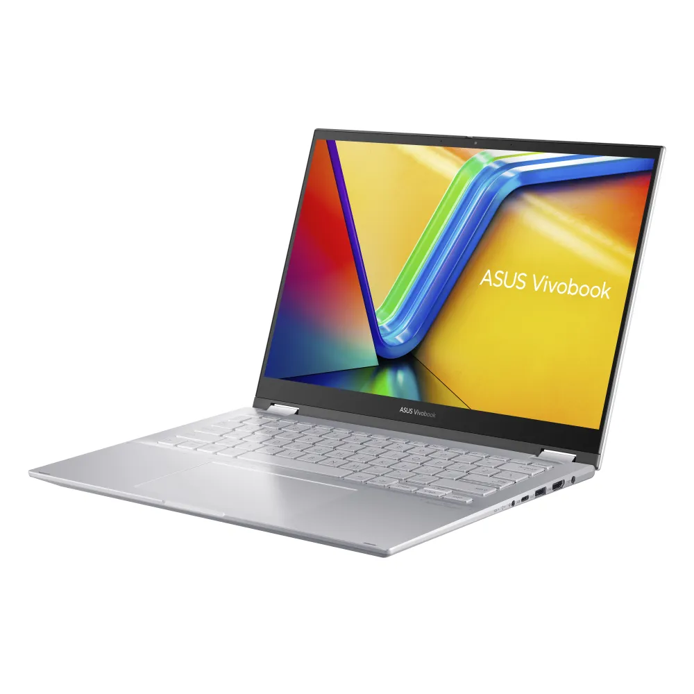 ASUS Vivobook S 14 Flip TP3402VA-LZ325W Intel® Core™ i5-1335U Ibrido (2 in 1) 35,6 cm (14") Touch screen WUXGA 8 GB DDR4-SDRAM 512 GB SSD Wi-Fi 6E (802.11ax) Windows 11 Home Argento