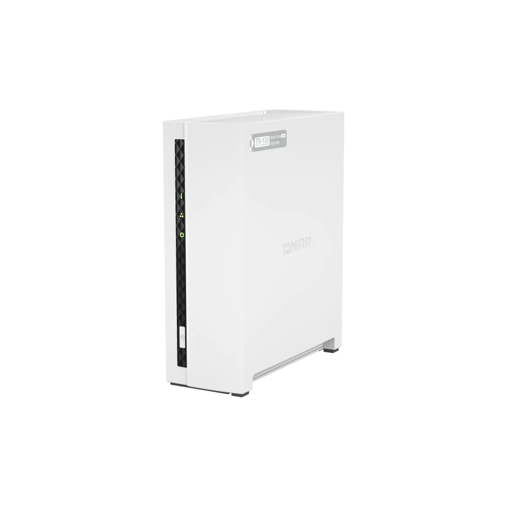 QNAP TS-133 server NAS e di archiviazione Tower 2 GB DDR4 QNAP QTS Bianco