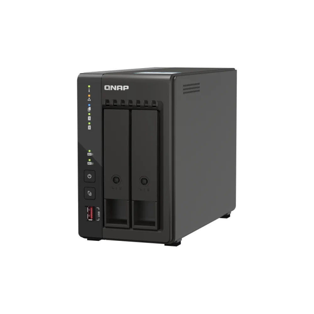 QNAP TS-253E NAS Tower Intel® Celeron® J6412 8 GB QNAP QTS Nero