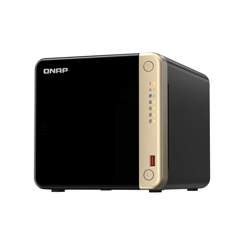 QNAP TS-464 NAS Tower Intel® Celeron® N5095 8 GB DDR4 QNAP QTS Nero
