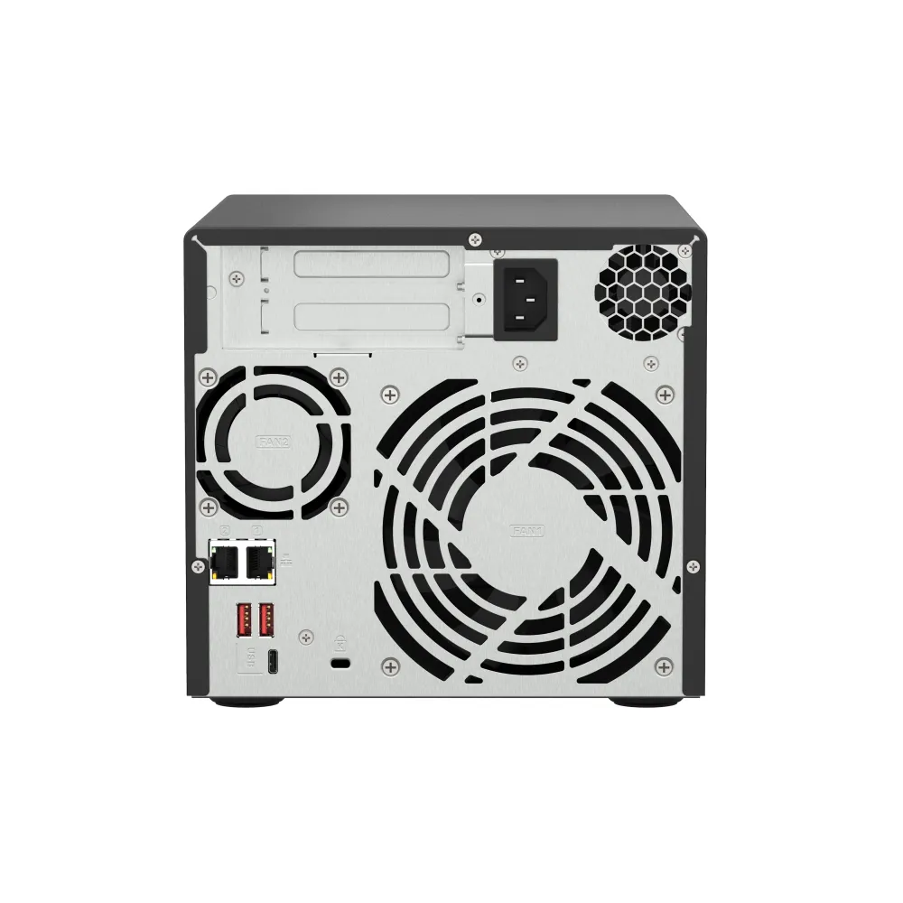QNAP TS-473A NAS Tower Ryzen™ Embedded V1500B 8 GB DDR4 QNAP Turbo System Nero