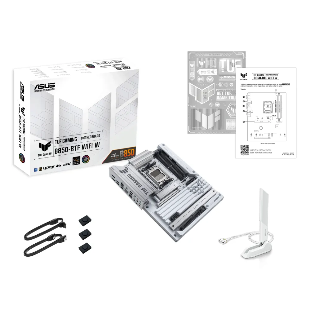 Asus TUF Gaming B850-BTF WiFi W Motherboard ATX AMD AM5 White