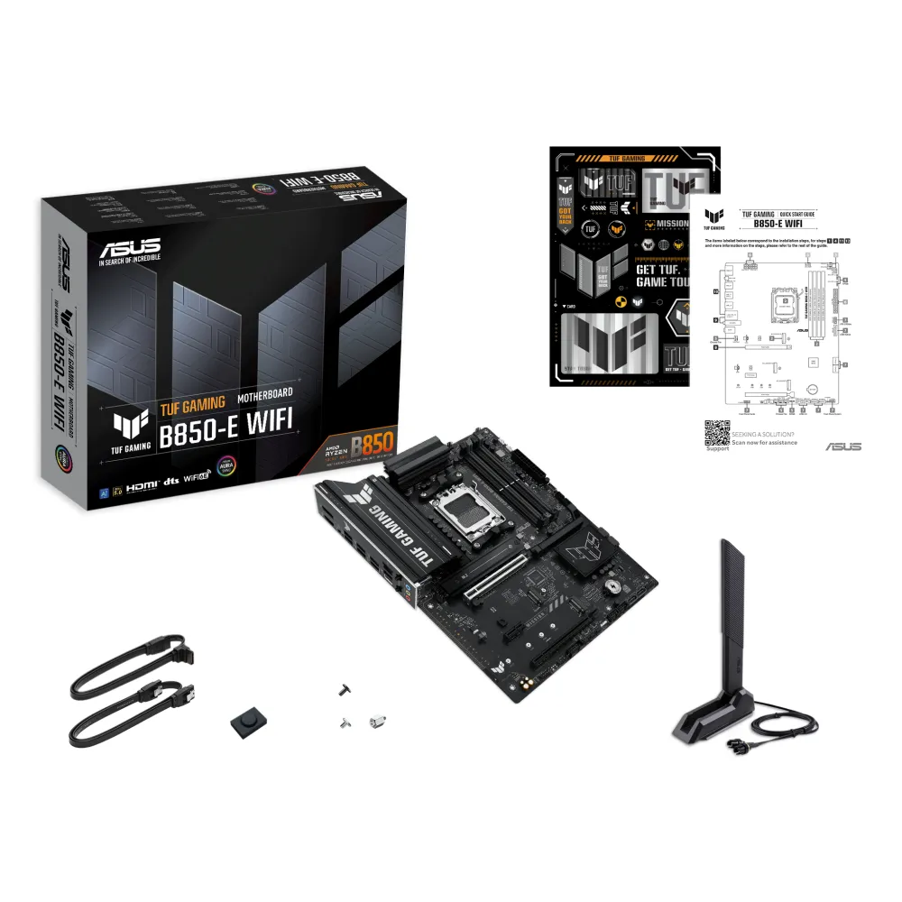 Asus TUF Gaming B850-E WiFi Motherboard ATX AMD AM5 WiFi 6E
