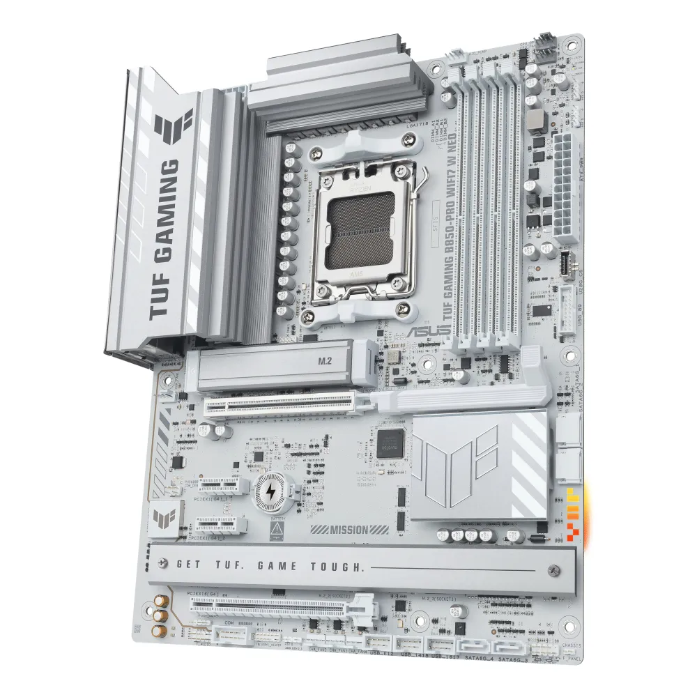 Asus TUF Gaming B850-Pro WiFi 7 W Neo Motherboard ATX AMD AM5 White