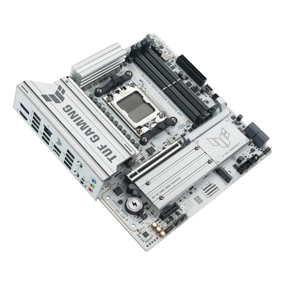 Asus TUF Gaming B850M-PLUS WiFi 7 W Motherboard Micro-ATX AMD AM5 White