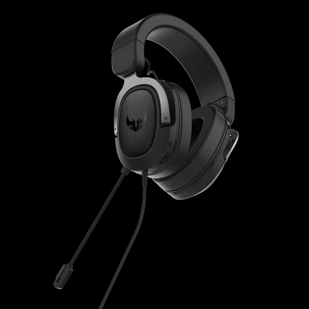 ASUS TUF Gaming H3 Auricolare Cablato A Padiglione Nero, Grigio