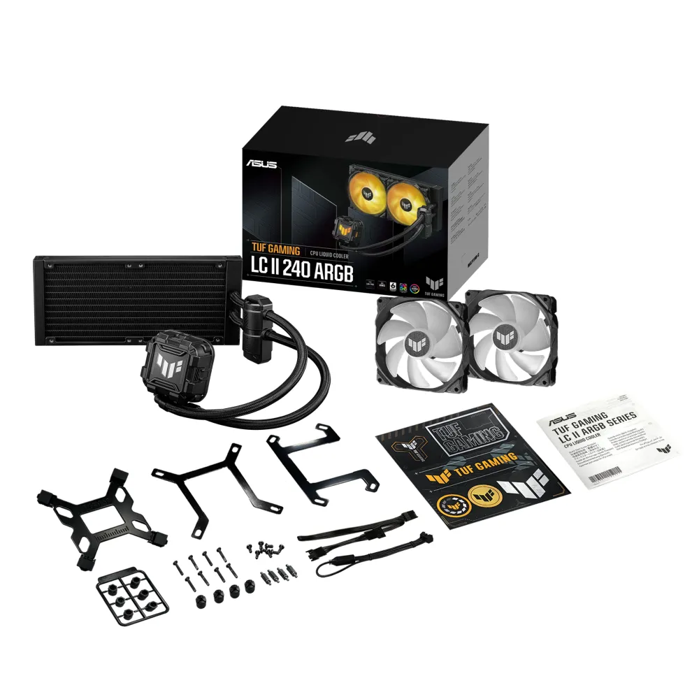 ASUS TUF GAMING LC II 240 ARGB Dissipatore a Liquido Nero