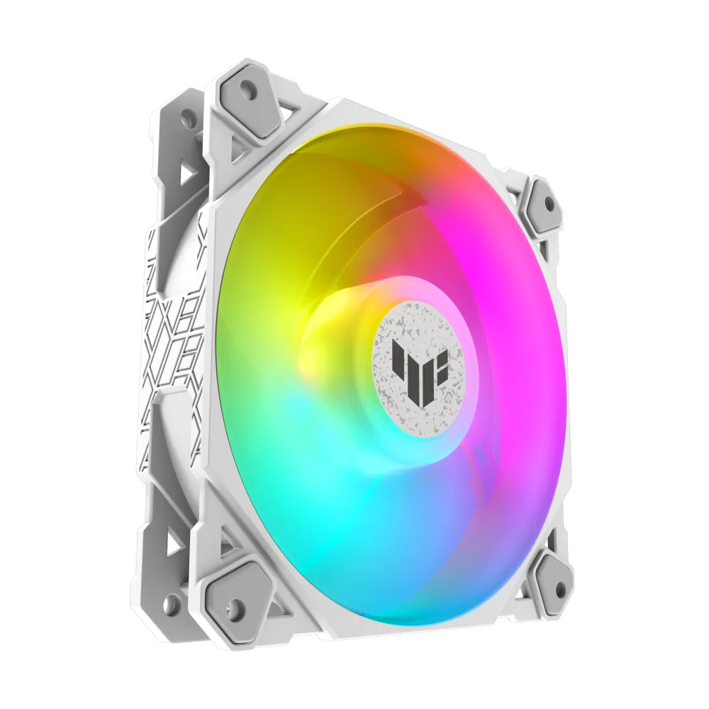 ASUS TUF GAMING TF120 ARGB WHITE EDITION 3IN1 Ventola 12 cm Bianco 3 pz