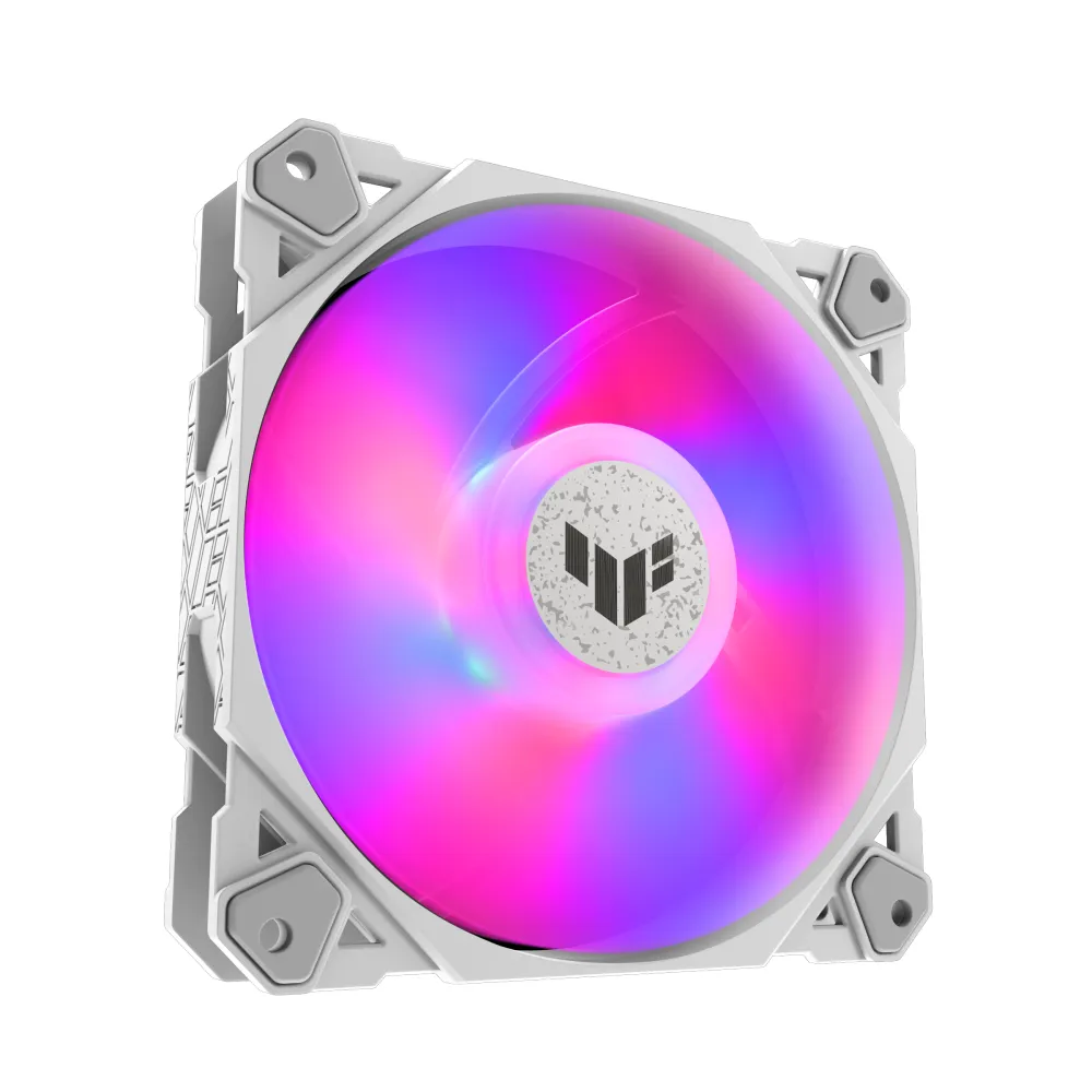 ASUS TUF GAMING TF120 ARGB WHITE EDITION Ventola 12 cm Bianco 1 pz