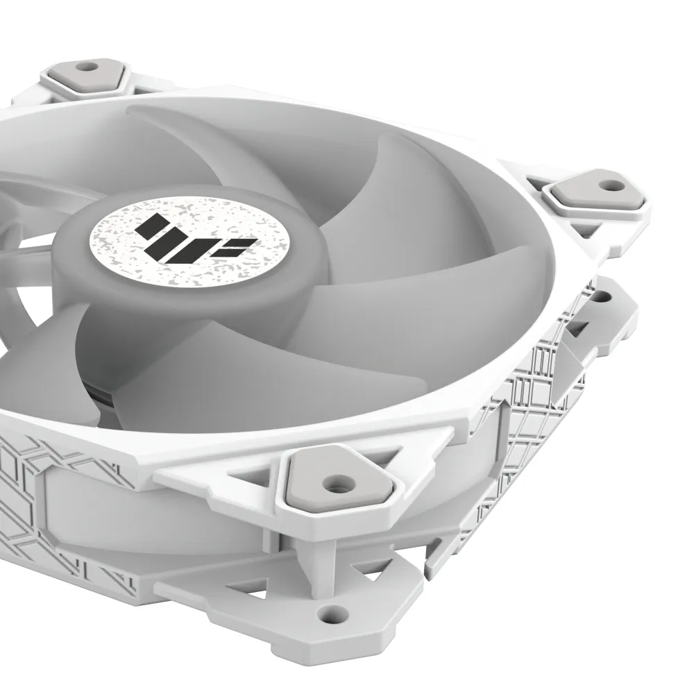 ASUS TUF GAMING TF120 ARGB WHITE EDITION Ventola 12 cm Bianco 1 pz