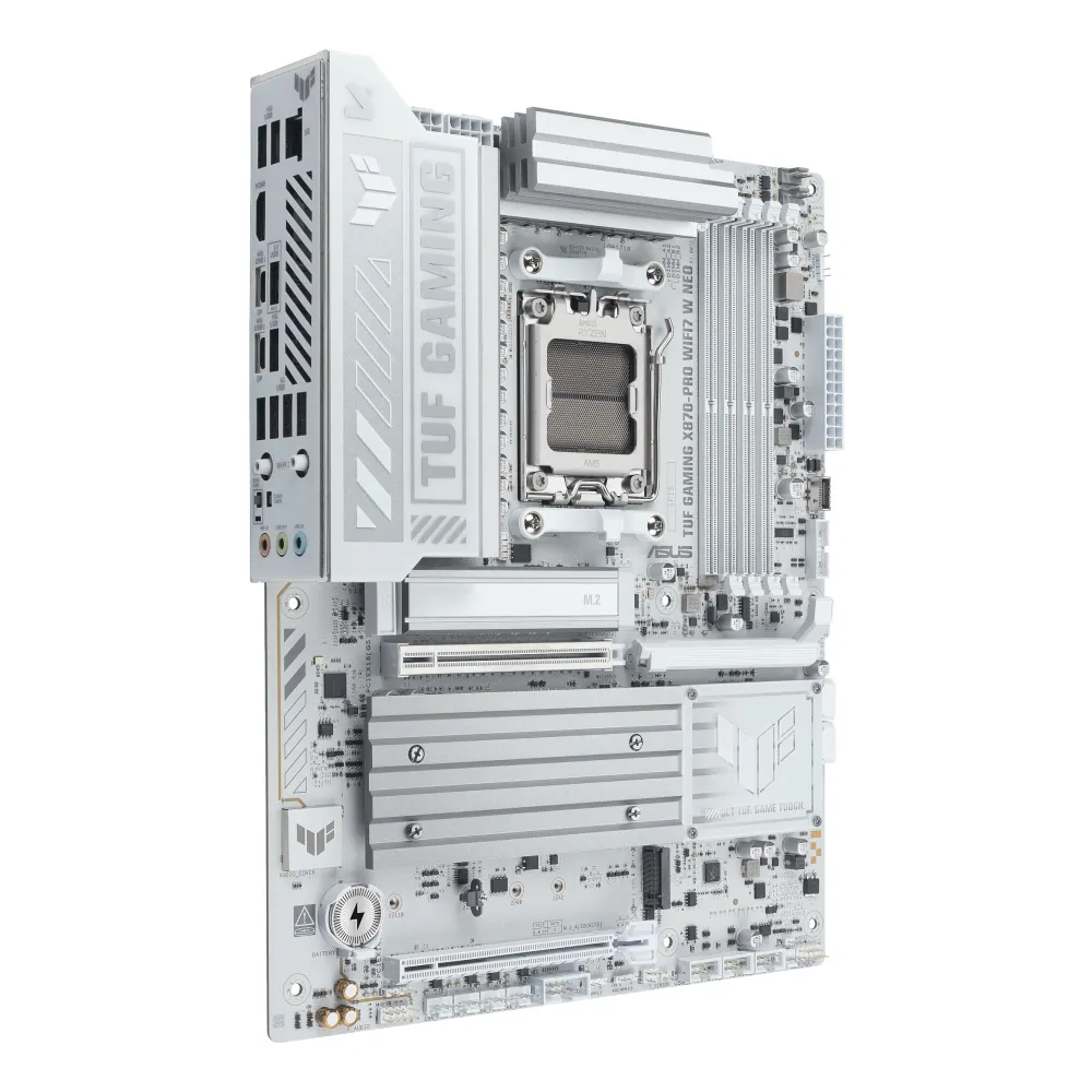 Asus TUF Gaming X870-Pro WiFi 7 W Neo Motherboard ATX AMD AM5 White