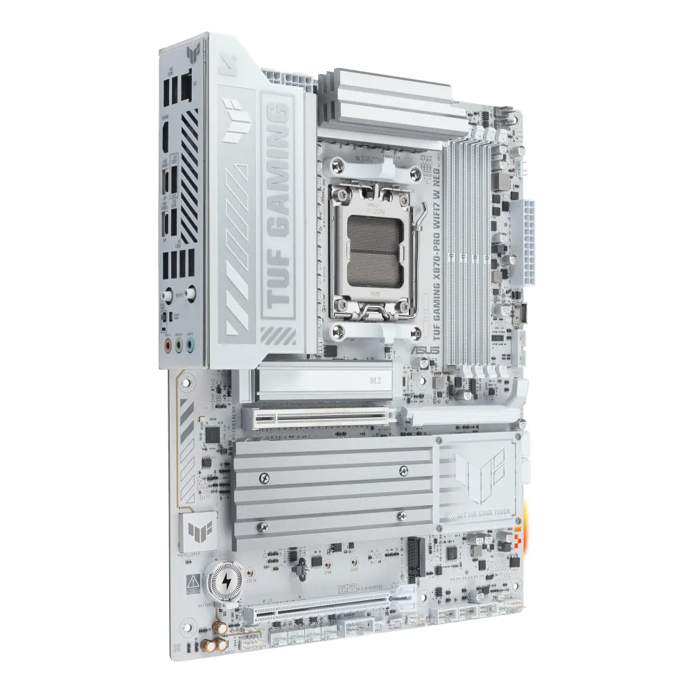 Asus TUF Gaming X870-Pro WiFi 7 W Neo Motherboard ATX AMD AM5 White