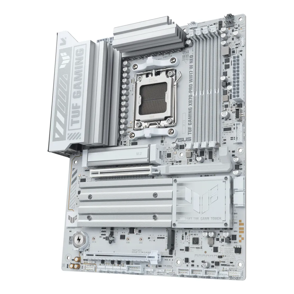 Asus TUF Gaming X870-Pro WiFi 7 W Neo Motherboard ATX AMD AM5 White