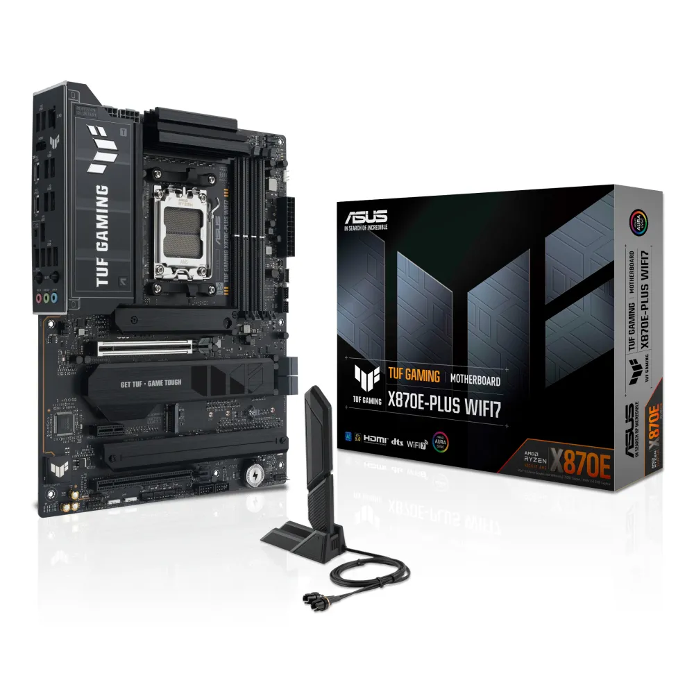 Asus TUF Gaming X870E-Plus WiFi 7 Motherboard ATX AMD AM5 PCIe 5.0