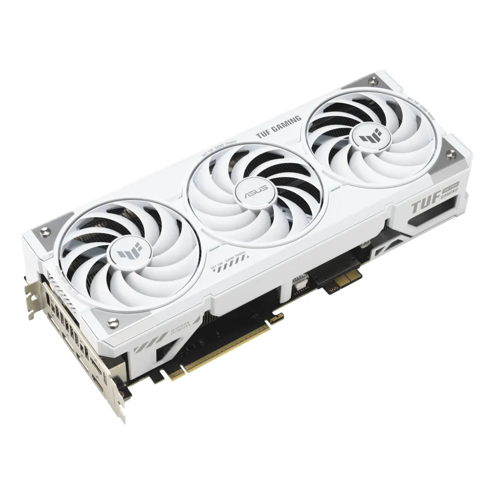 ASUS TUF-RTX5070TI-O16G-BTF-WHITE NVIDIA GeForce RTX 5070 Ti 16 GB GDDR7, 7680 x 4320 Pixel 256 bit 28 Gbit/s PCI Express 5.0, Quantità porte HDMI: 2, DisplayPorts: 3