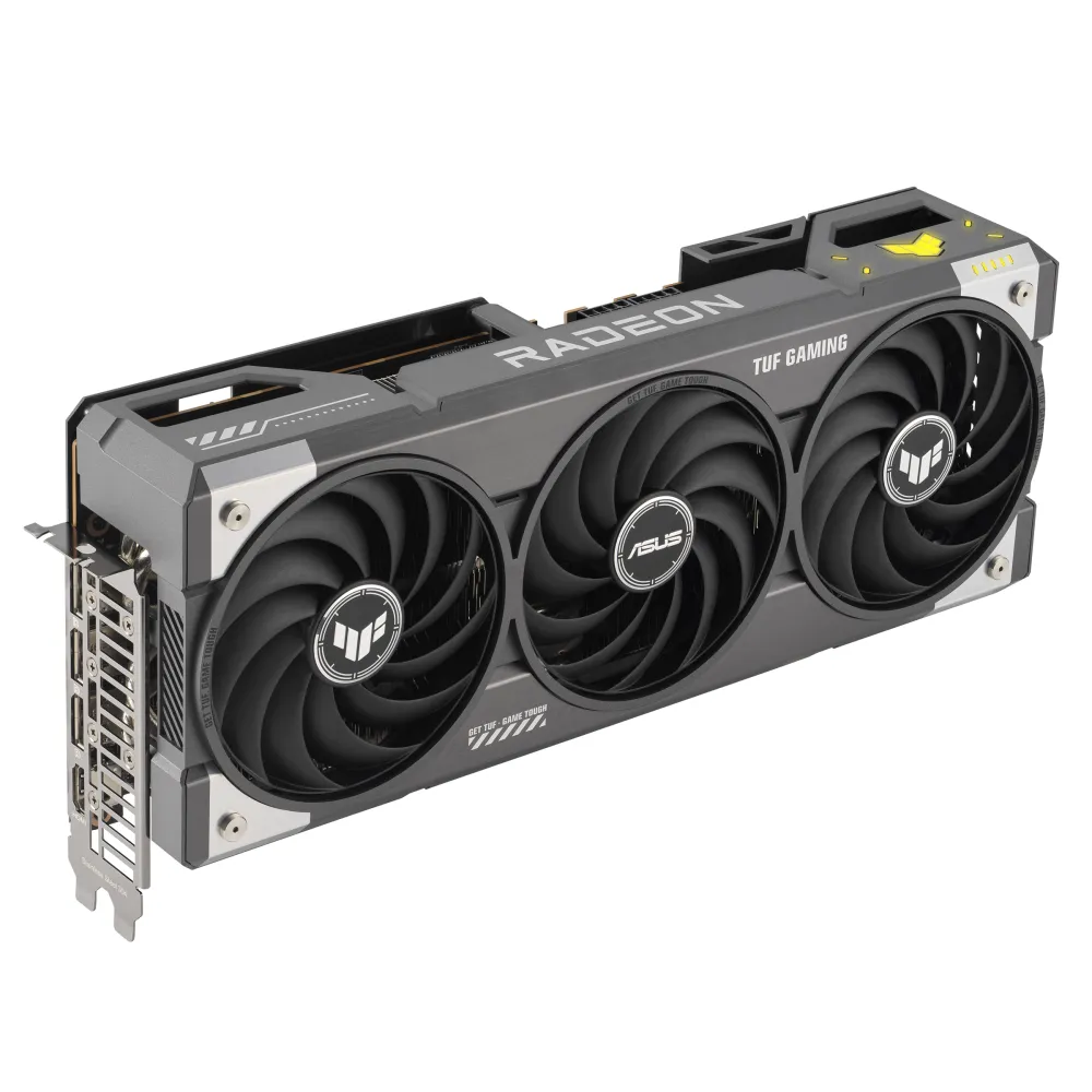 ASUS TUF Gaming TUF-RX9070-O16G-GAMING AMD Radeon RX 9070 16 GB GDDR6, 7680 x 4320 Pixel 256 bit 20 Gbit/s PCI Express 5.0, Quantità porte HDMI: 1, DisplayPorts: 3