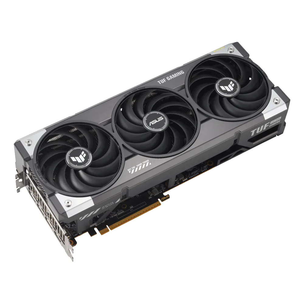 ASUS TUF Gaming TUF-RX9070XT-O16G-GAMING AMD Radeon RX 9070 XT 16 GB GDDR6, 7680 x 4320 Pixel 256 bit 20 Gbit/s PCI Express 5.0, Quantità porte HDMI: 1 Quantità DisplayPorts: 3