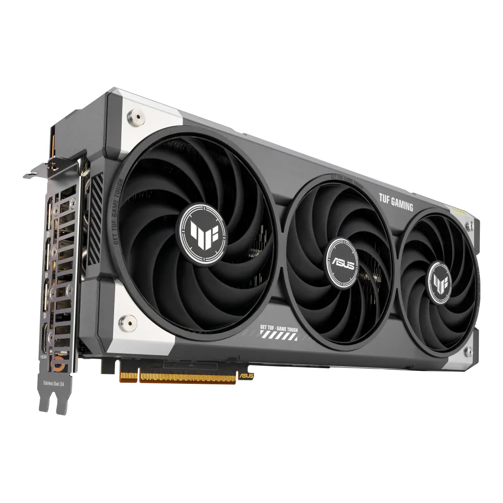 ASUS TUF Gaming TUF-RX9070XT-O16G-GAMING AMD Radeon RX 9070 XT 16 GB GDDR6, 7680 x 4320 Pixel 256 bit 20 Gbit/s PCI Express 5.0, Quantità porte HDMI: 1 Quantità DisplayPorts: 3