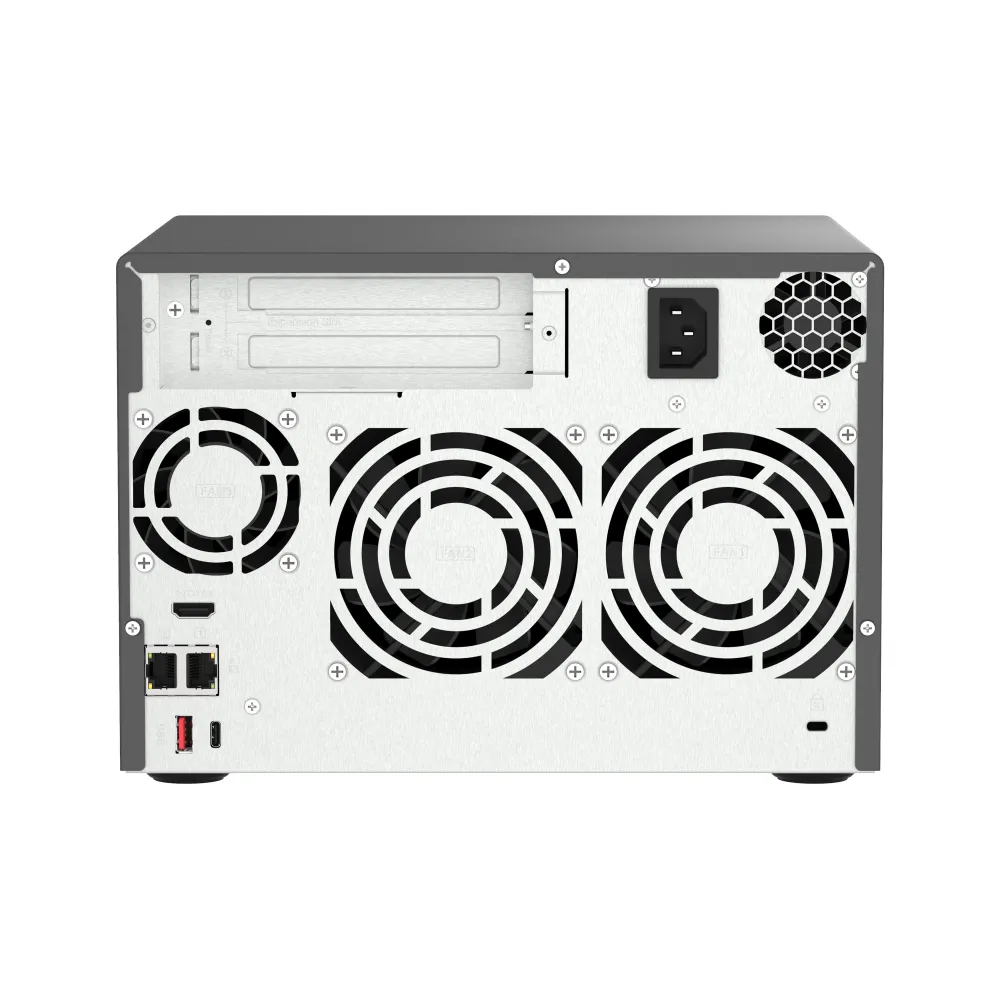 QNAP TVS-H674 NAS Tower Intel® Core™ i5-12400 32 GB DDR4 QuTS hero Nero
