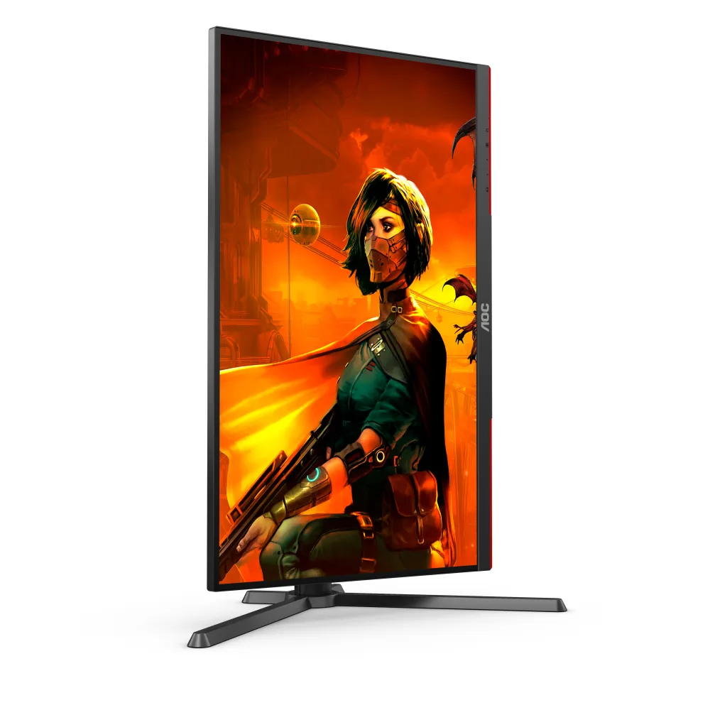 AOC G3 U27G3X/BK Monitor PC 68,6 cm (27") 3840 x 2160 Pixel 4K Ultra HD LED Nero, Rosso