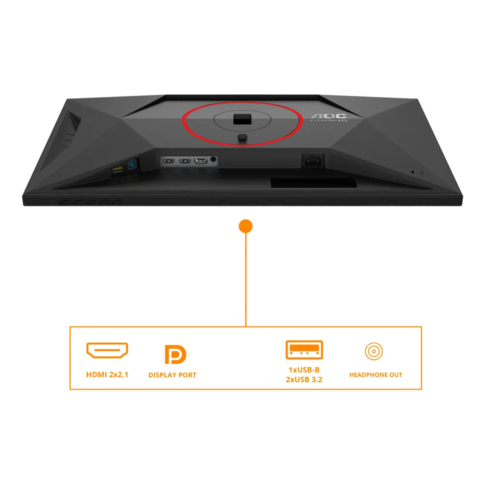 AOC Gaming U27G4R 27" 4K@160Hz / FHD@320Hz Dual Mode Fast IPS Pivot
