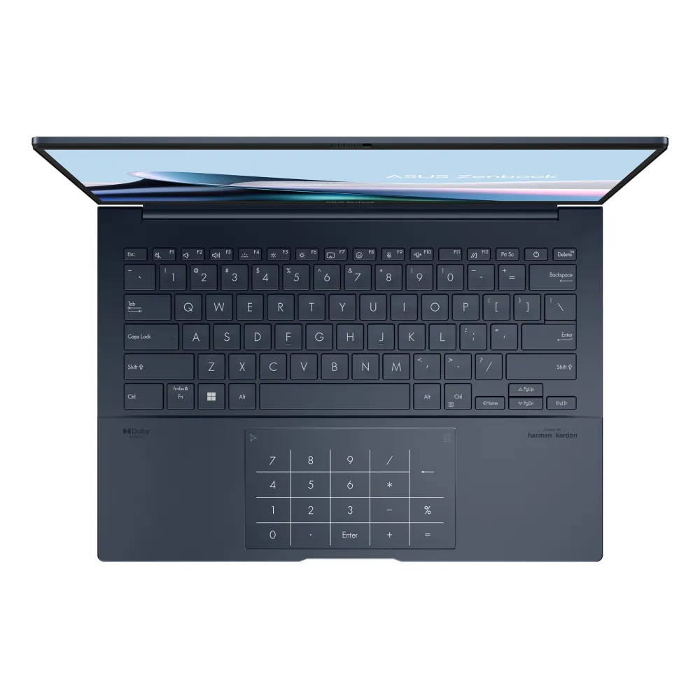 ASUS Zenbook 14 OLED UX3405MA-QD234W Intel Core Ultra 7 155H Notebook 35,6 cm (14") WUXGA 16 GB LPDDR5x-SDRAM 1 TB SSD Wi-Fi 6E (802.11ax) Windows 11 Home Blu