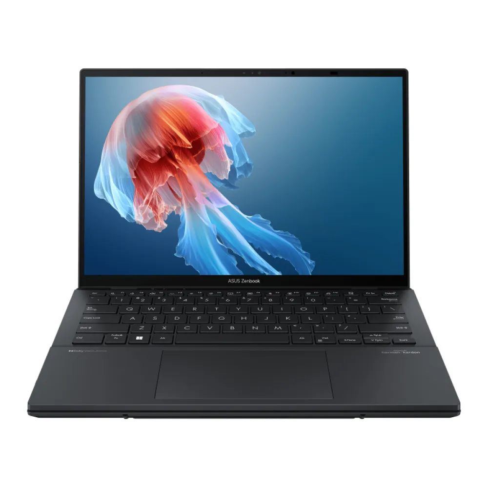 ASUS Zenbook Duo UX8406 Intel Core Ultra 7 155H Notebook 35,6 cm (14") Touch screen 3K 32 GB LPDDR5x-SDRAM 1 TB SSD Wi-Fi 6E (802.11ax) Windows 11 Pro Grigio