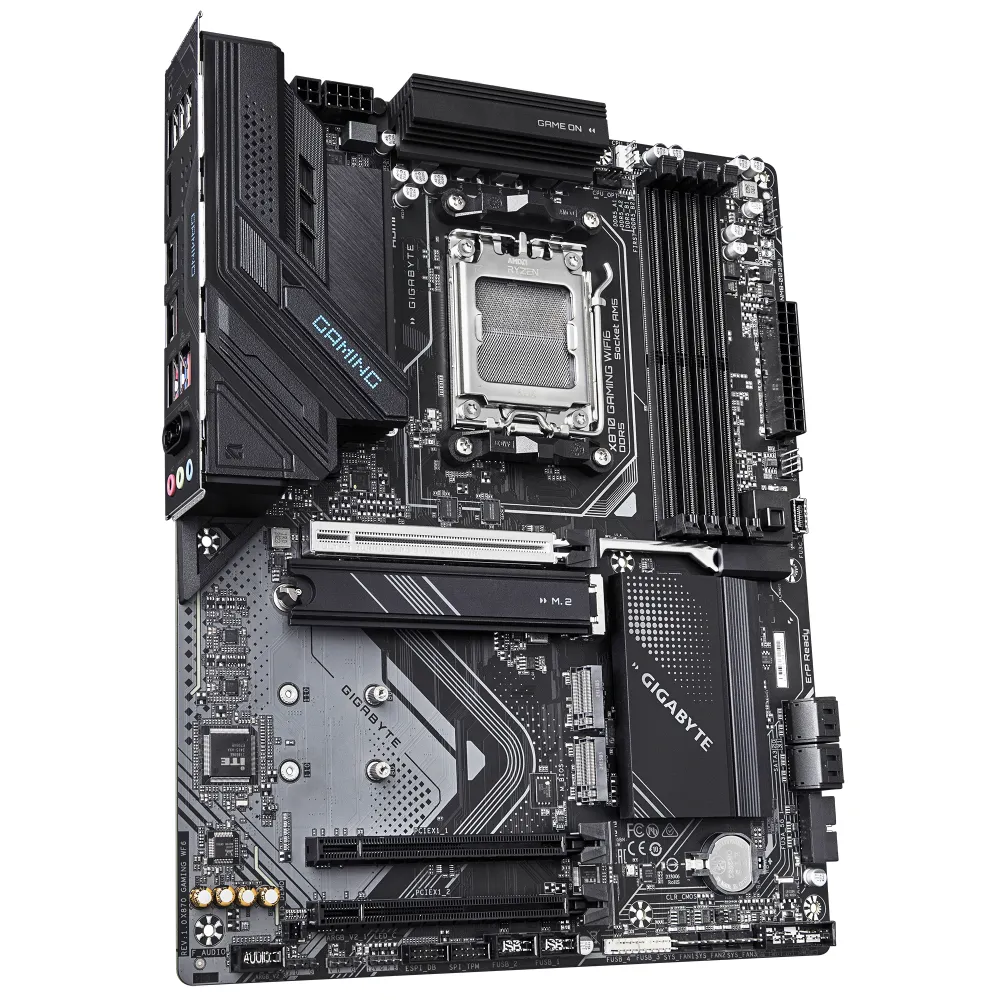 GIGABYTE X870 GAMING WIFI6 Scheda Madre - Supporta CPU AMD Ryzen 9000, 8+2+2 fasi VRM, fino a 8000MHz DDR5 (OC), 1xPCIe 5.0 + 2xPCIe 4.0, Wi-Fi 6, LAN 2.5GbE, USB 4