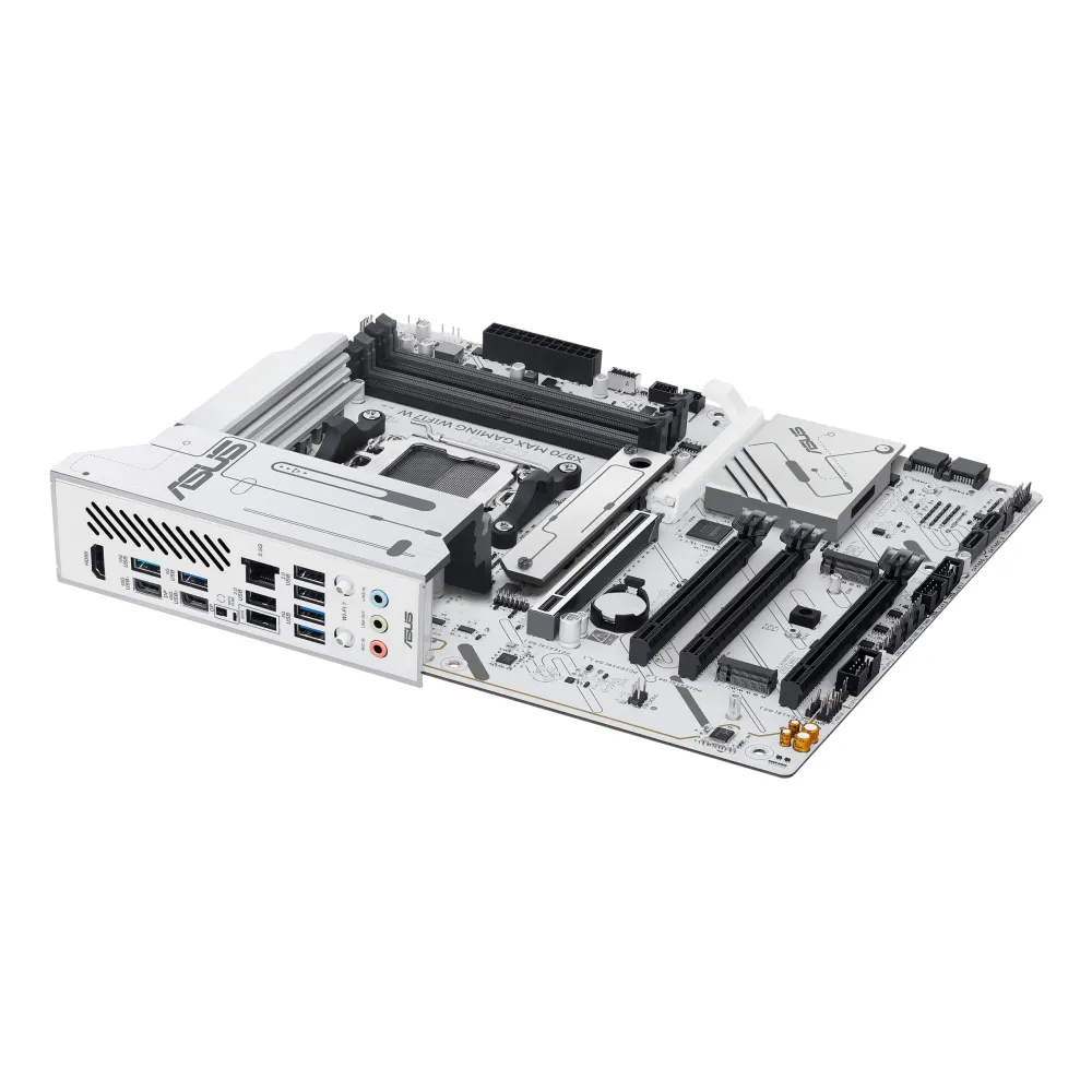 ASUS X870 MAX GAMING WIFI7 W AMD X870 Socket AM5 ATX, 2.5 Gigabit Ethernet,  Wi-Fi 7 (802.11be), Bluetooth 5.4