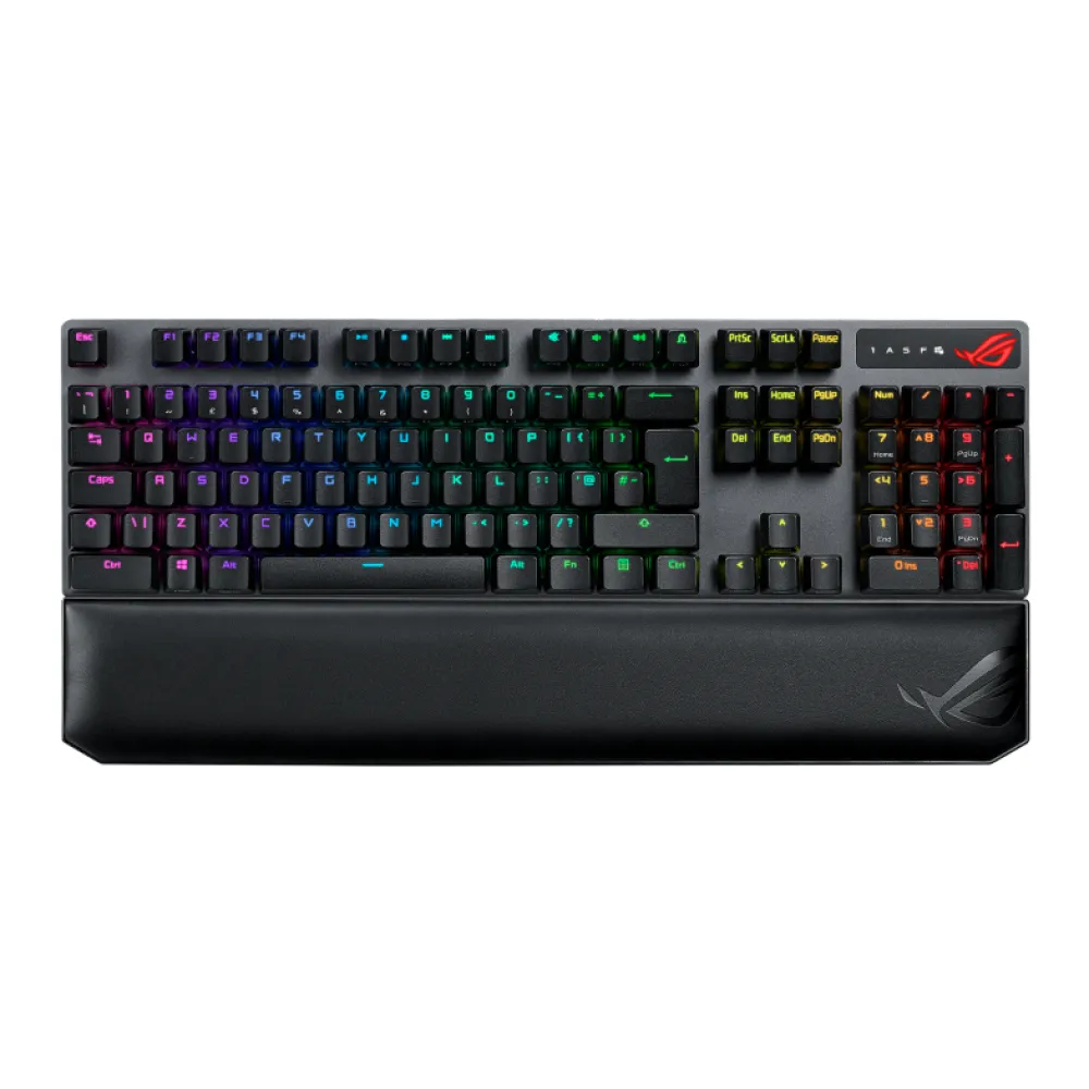 ASUS ROG Strix Scope NX Wireless Deluxe tastiera Gaming Wireless a RF + USB Nero