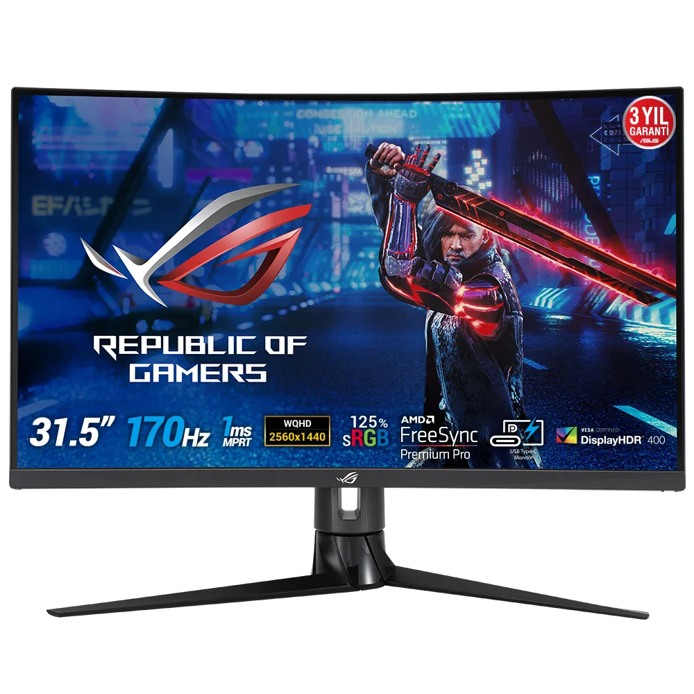 Asus ROG Strix XG32VC Monitor Gaming 31.5" QHD Curvo 170Hz