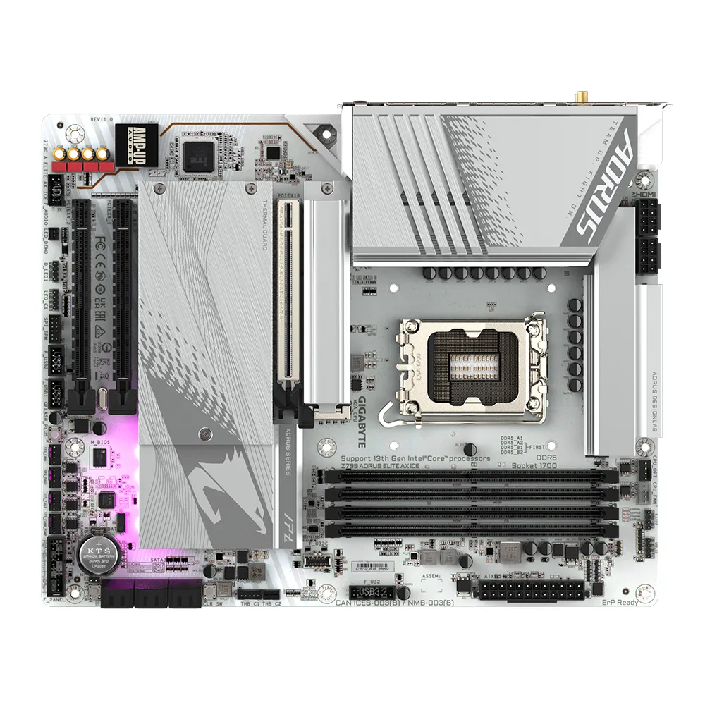 GIGABYTE Z790 AORUS ELITE AX ICE scheda madre Intel Z790 Express LGA 1700 ATX