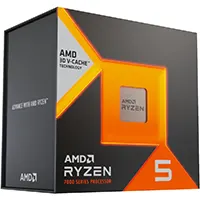 AMD Ryzen 5 7500X3D - Socket AM5, 6-Core/12-Thread, fino a 5.0GHz, Radeon Graphics, Senza Dissipatore