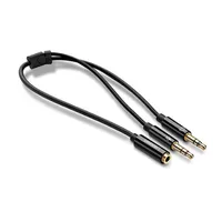 Ugreen 20898 cavo audio 0,2 m 2 x 3.5mm 3.5mm Nero