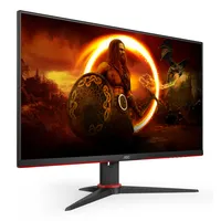 AOC G2 24G2SPAE/BK LED display 60,5 cm (23.8") 1920 x 1080 Pixel Full HD Nero, Rosso