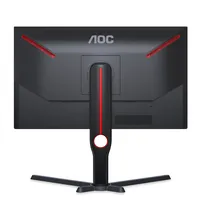 AOC G3 25G3ZM/BK Monitor PC 62,2 cm (24.5") 1920 x 1080 Pixel Full HD Nero, Rosso